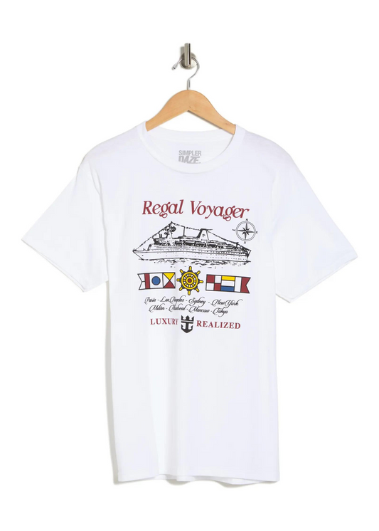 Regal Voyager Cruise Cotton Graphic T-Shirt