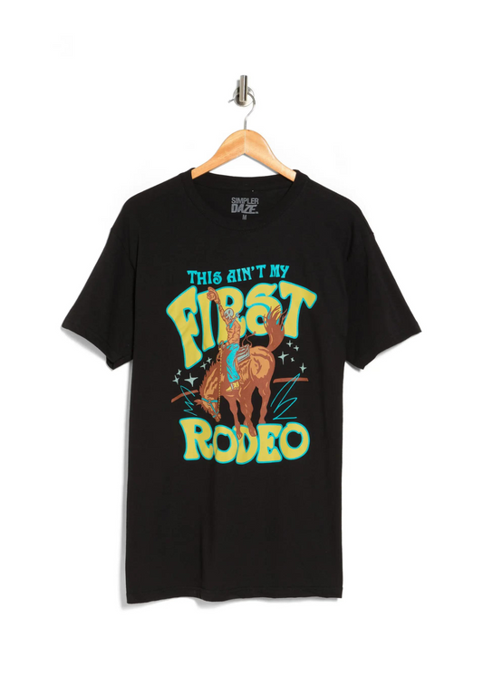 First Rodeo Cotton Graphic T-Shirt