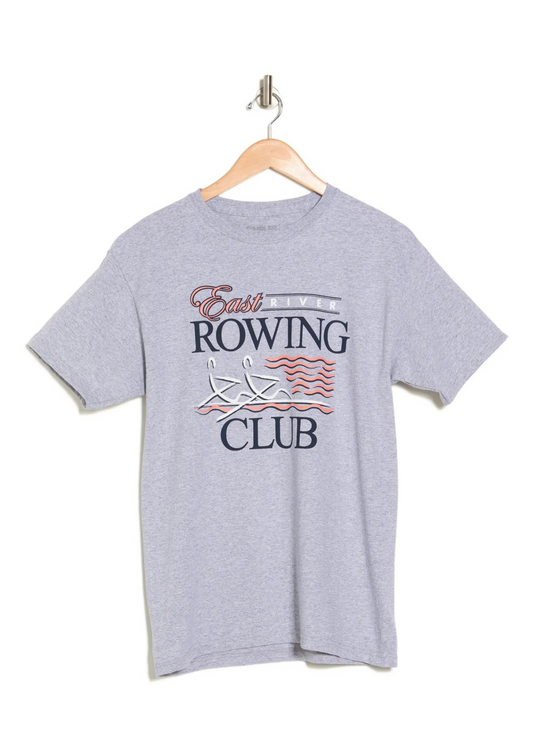 East River Rowing Club Cotton Graphic T-Shirt